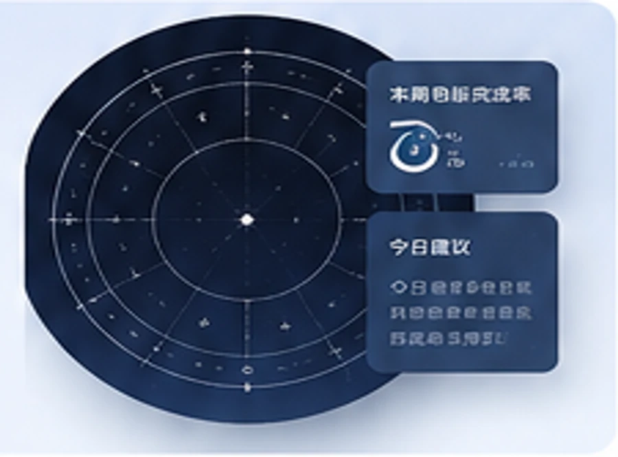 LifeOS 星盘与个人成长数据界面